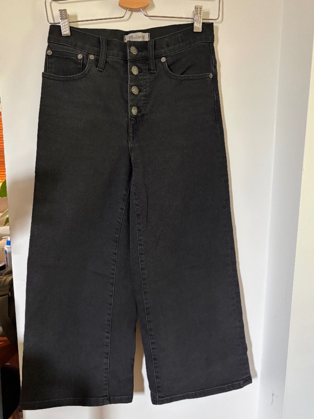 Madewell high-rise wide-leg crop jeans